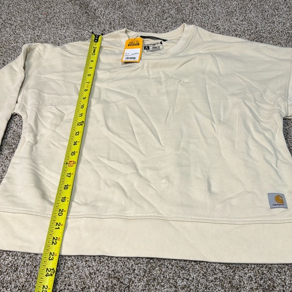 CARHARTT Women's TENCEL Fiber Series Loose Fit Sleeve Graphic Sweatshirt Size M - Picture 7 of 10